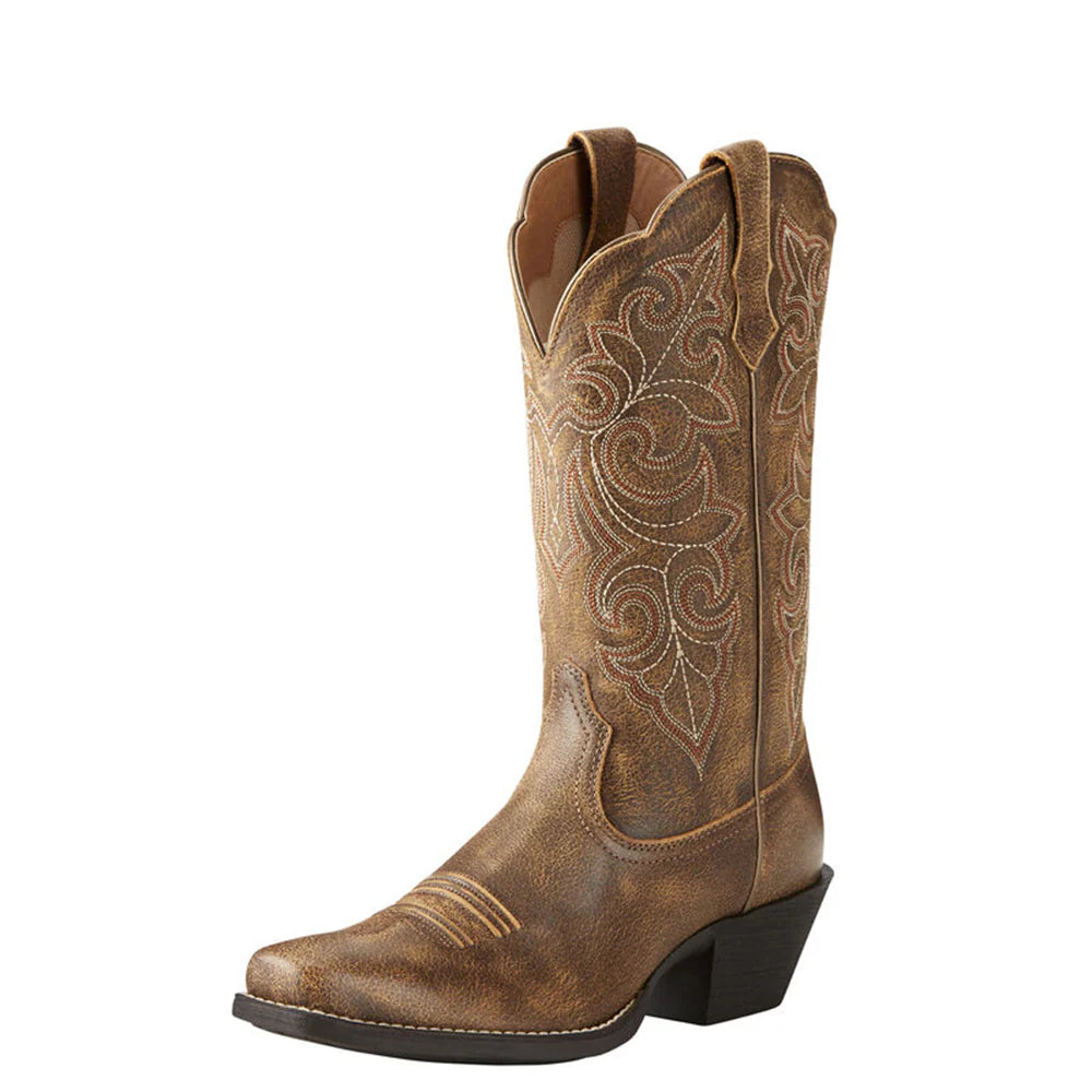 Womens Round Up Square Toe Boots - 10021620