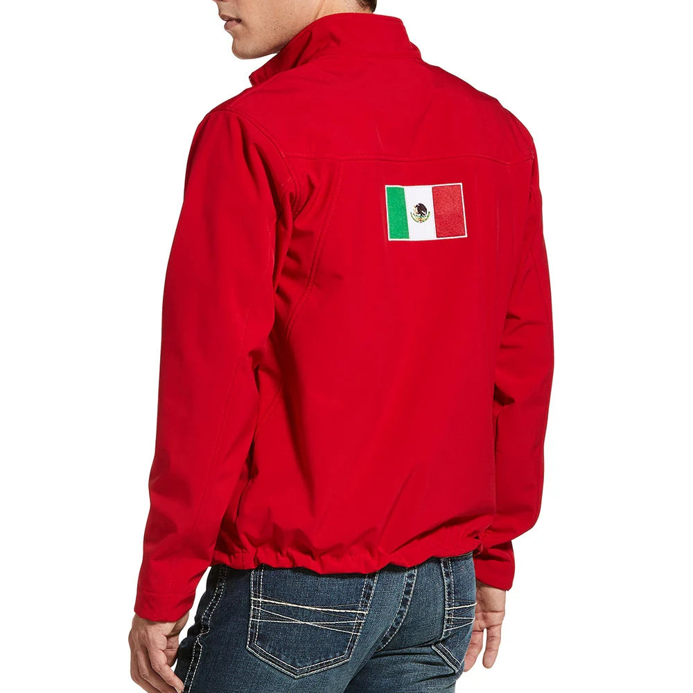 Mens Mexico Red Softshell Jacket - 10033525