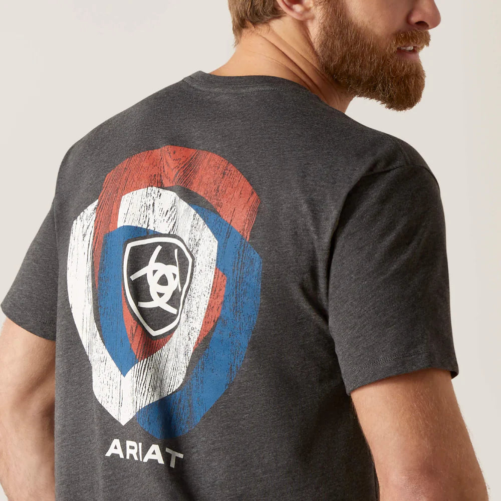 Mens Wooden Shield T-Shirt - 10047646
