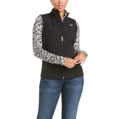 Womens New Team Black Softshell Vest - 10020762