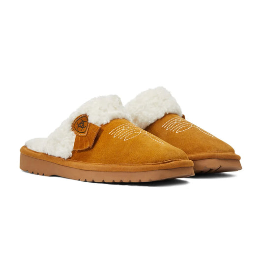 Womens Jackie Chestnut Square Toe Slippers - AR2829-200