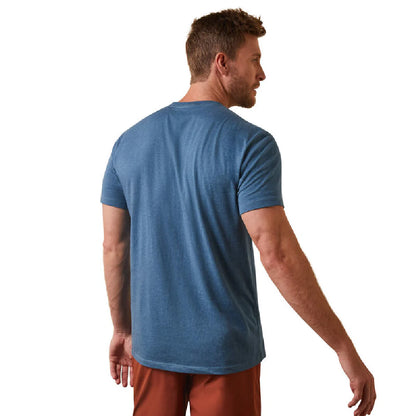 Mens Steel Bar Logo T-Shirt - 10044782