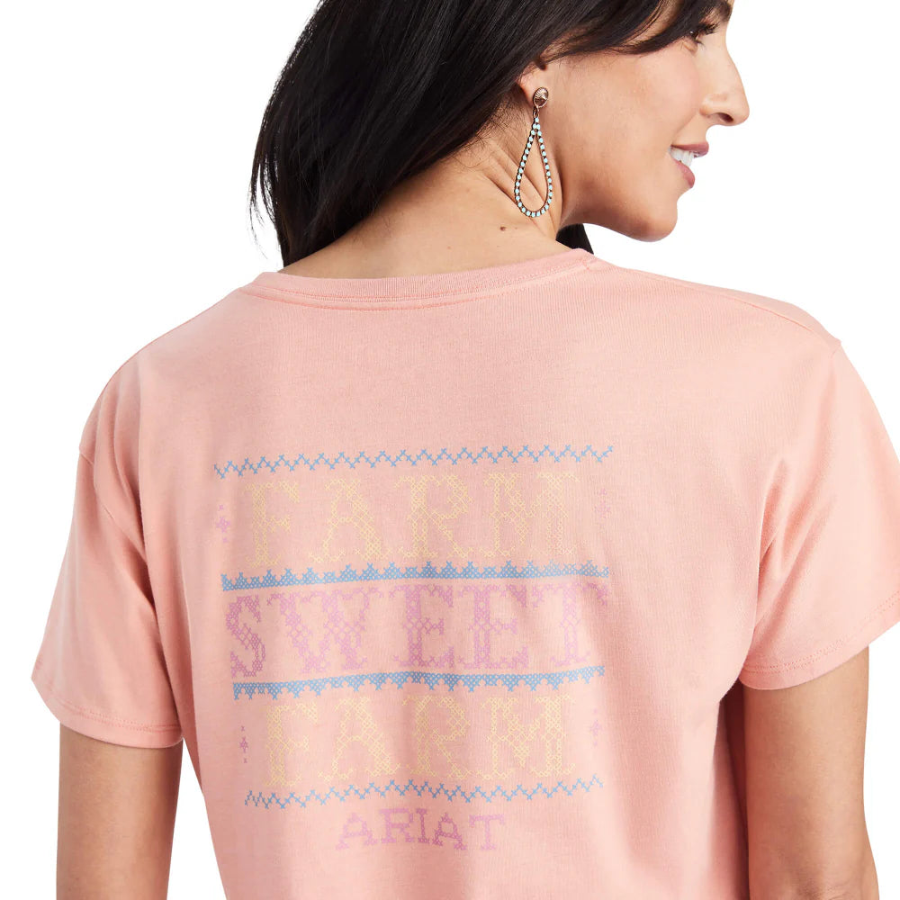Womens Cross Stitch T-Shirt - 10042717