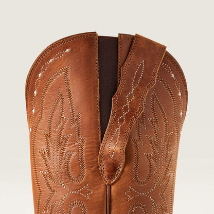 Heritage X Toe Elastic Wide Calf Western Boot