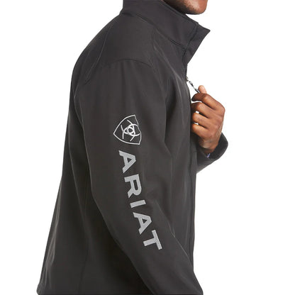 Mens Logo 2.0 Black Softshell Jacket - 10023322