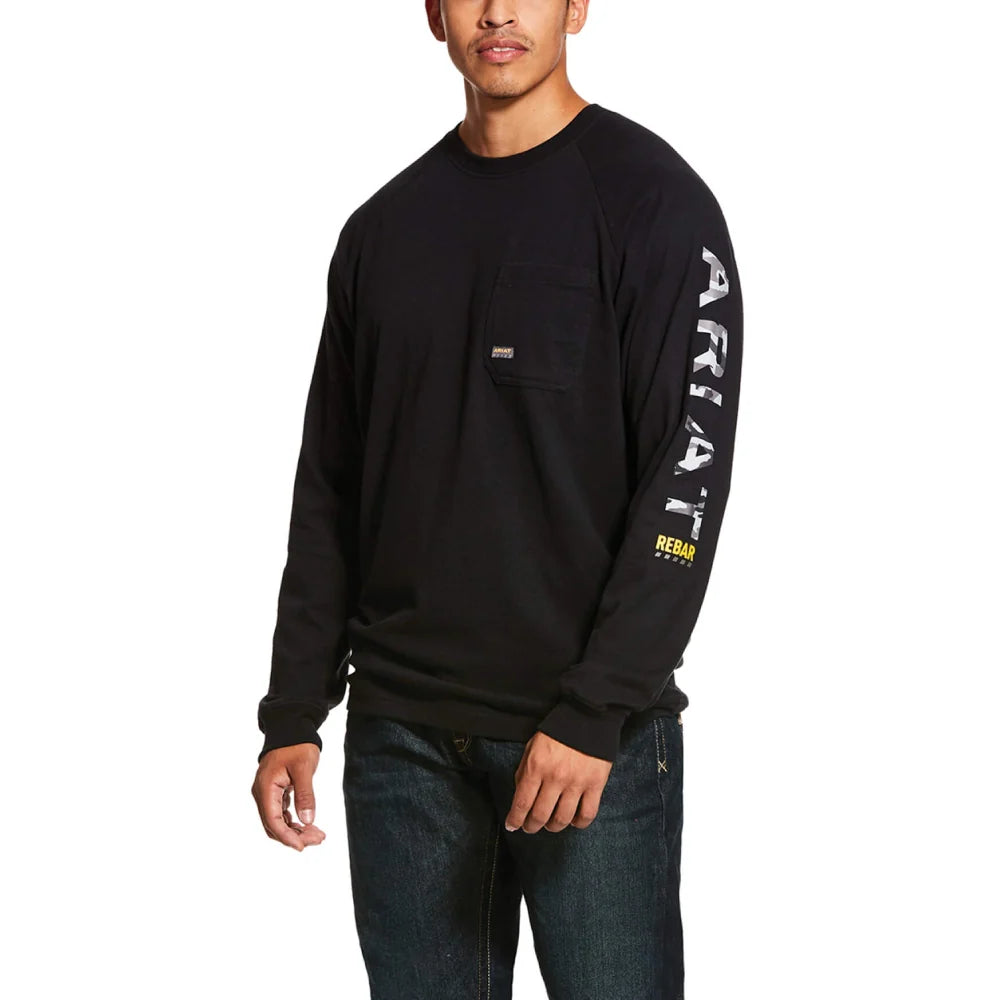 Mens Rebar Cotton Strong Graphic Work T-Shirt - 10027903