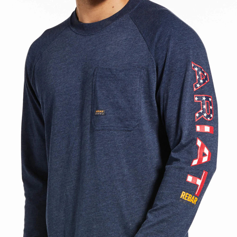 Mens Rebar Cotton Strong Graphic Work T-Shirt - 10032968