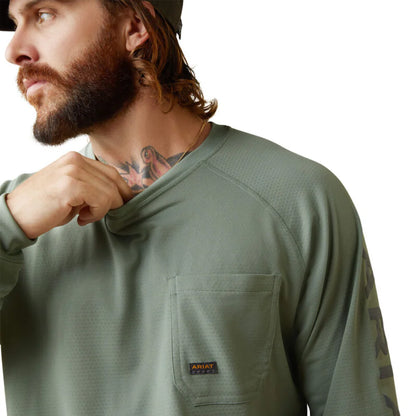 Mens Rebar Heat Fighter Work T-Shirt - 10043541