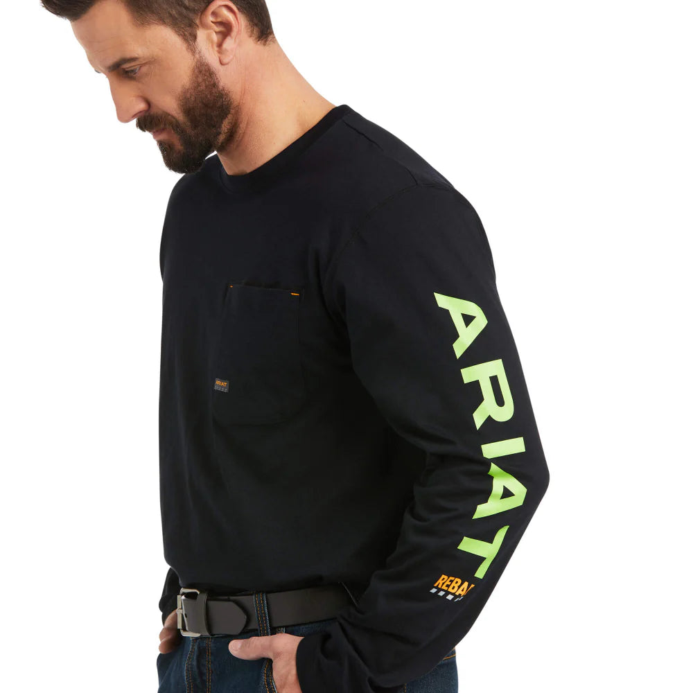 Mens Rebar Workman Logo Work T-Shirt - 10037405