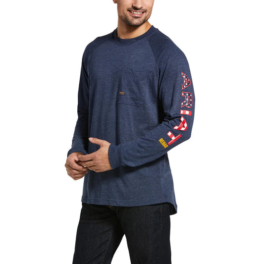 Mens Rebar Cotton Strong Graphic Work T-Shirt - 10032968