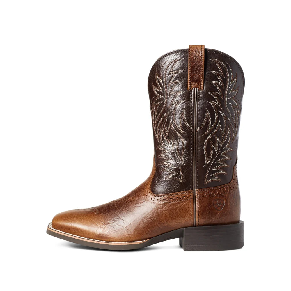 Mens Sport Western Wide Square Toe Boots - 10035996