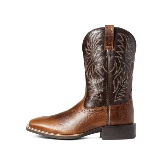 Mens Sport Western Wide Square Toe Boots - 10035996