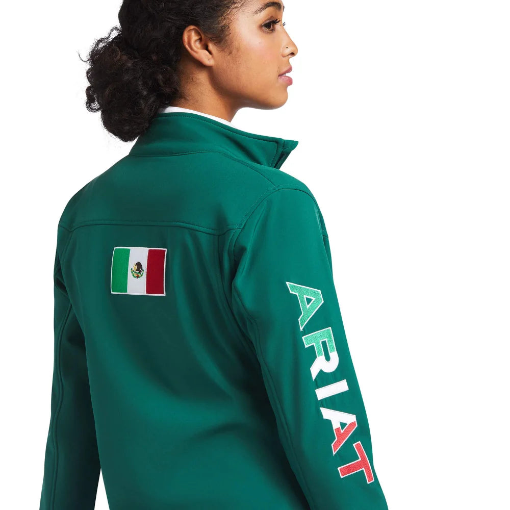 Womens Mexico Classic Team Softshell Verde Jacket - 10039460