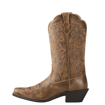 Womens Round Up Square Toe Boots - 10021620