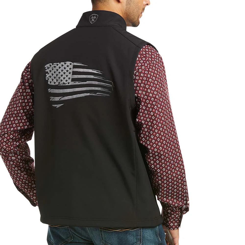 Mens Logo Patriot Softshell Vest - 10037559