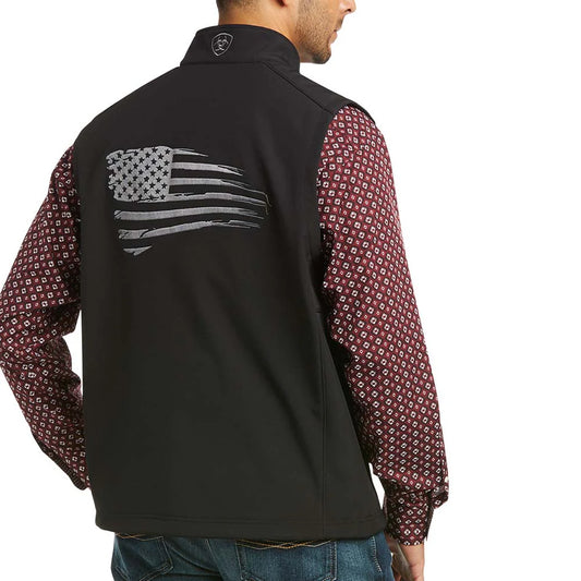 Mens Logo Patriot Softshell Vest - 10037559