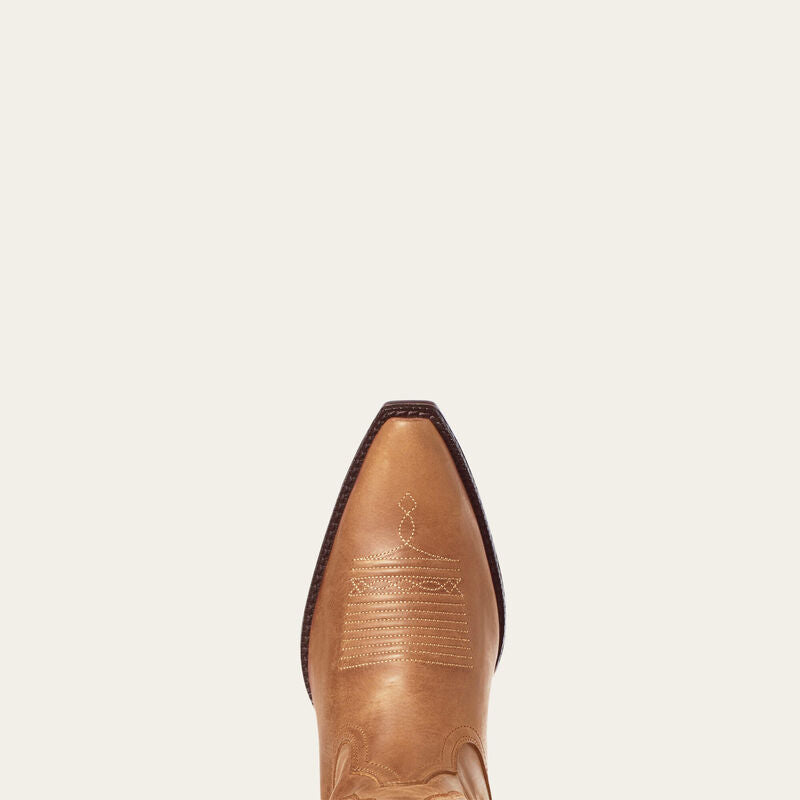 Heritage X Toe Elastic Wide Calf Western Boot