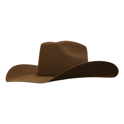 Mens 2X Wool Two Cord Hatband Pin Felt Hat - A7520247