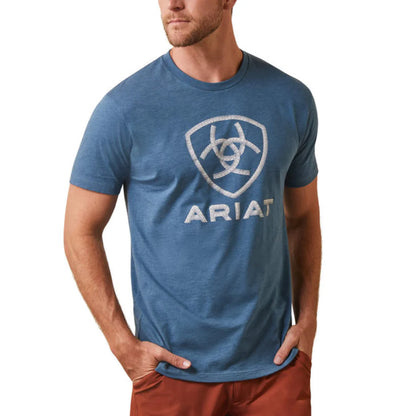 Mens Steel Bar Logo T-Shirt - 10044782