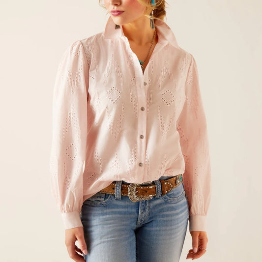 Women Romantic Blouse - 10048698