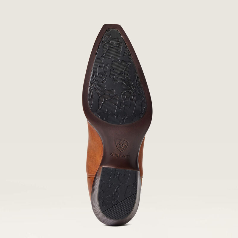 Heritage X Toe Elastic Wide Calf Western Boot