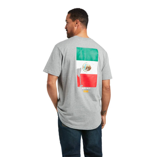 Mens Rebar Mexican Pride Work T-Shirt - 10039621